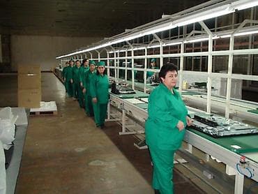 Инструменты: TV montaj xətti – konveyer sistemi 90metr Məhsul təsviri: - — 7