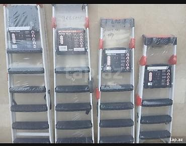 Mexaniki əl alətləri: Nərdivan “Dəvəçioğlu” – 3 pilləli, qatlanan məişət nərdivanı. - — 5