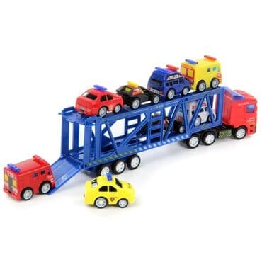 автомобильный набор: Автовоз с машинками В набор входят машинки с инерционным механизмом — 2