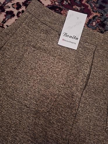 etekler: Tweed tərzli yubka – Bonita - Dizayn: Düz kəsim, dizə yaxın uzunluq — 2