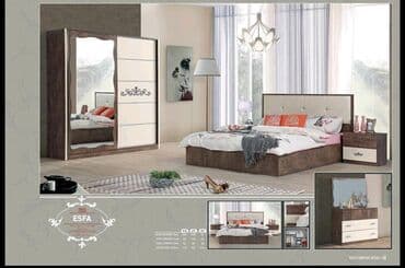 İkinəfərlik çarpayı, Termo, Dolab, 2 tumba, Türkiyə, Yeni