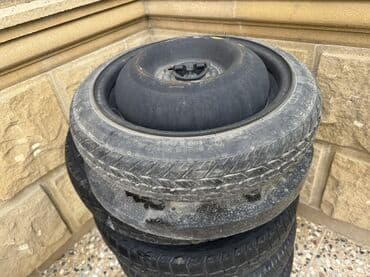 teker bazarı babek: Möhkəm ehtiyat təkər (space saver) komplekti - Tip: Yüngül polad disk — 1