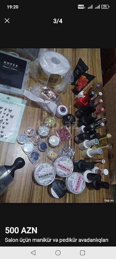 dirnaq aparat: Salon üçün manikür və pedikür avadanlıqları – komplekt Peşəkar dırnaq — 2