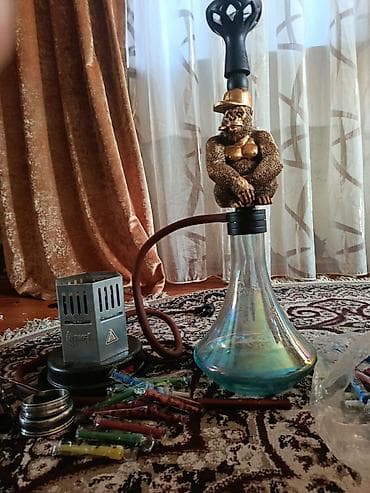 elfbar 5000 ultra: Nərgilə dəsti – orijinal “qorilla” fiqurlu şaqul borulu model — 4