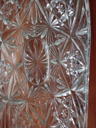 butulka satışı: Böyük büllur xrustal qablar satılır, istifadə olunmayib birlikdə — 3