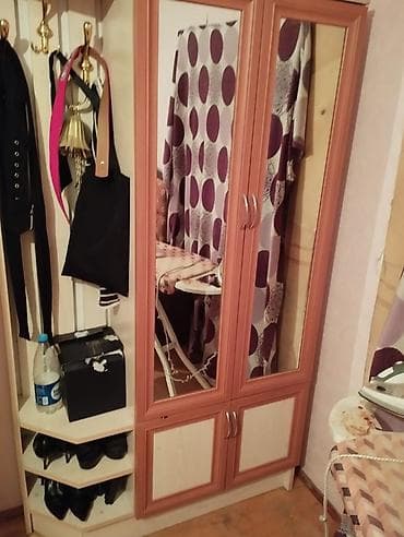 Giriş üçün kombinə edilmiş dolab-asılqan sistemi - Material: MDF/LDSP — 1