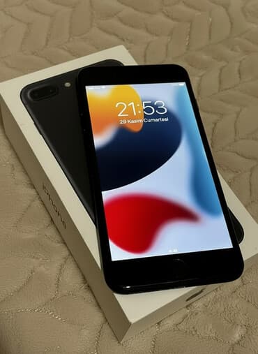samsung 8 qiymeti: IPhone 7 Plus, 128 GB, Qara, Barmaq izi — 1