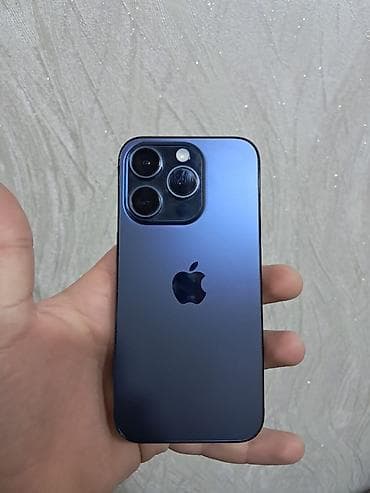 islenmis soyuducu satilir: IPhone 15 Pro, 128 GB, Blue Titanium, Face ID — 1