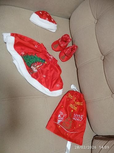 qirmizi don: Yeni il və Novruz geyimidir.Geyim 1-2 yaşlı uşaq üçündür.Heç — 1