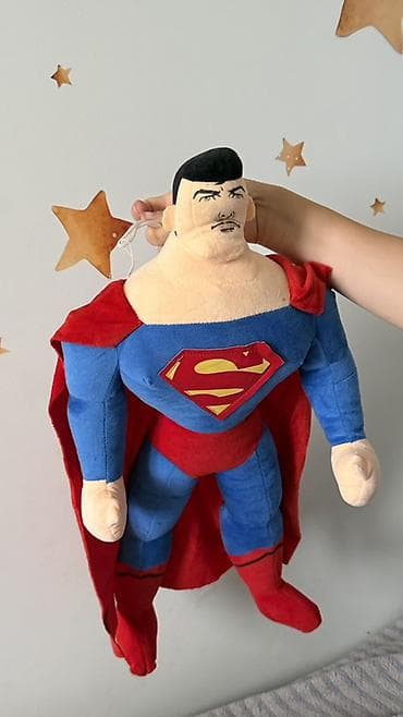 ucuz usaq oyuncaqlari: Super Qəhrəman temalı yumşaq oyuncağ - Model: Superman üslubunda — 1