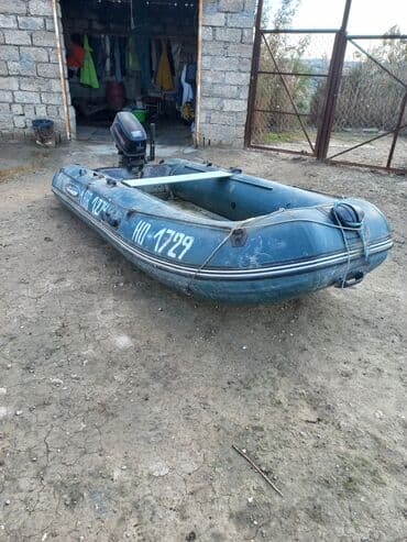 надувной бассейн купить в баку: Şişmə qayıq + asma motor komplekti - Korpus: qalın PVC material — 2