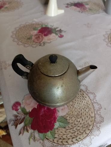 madonna çay dəsti: Rəng - Gümüşü, Çaydan — 1