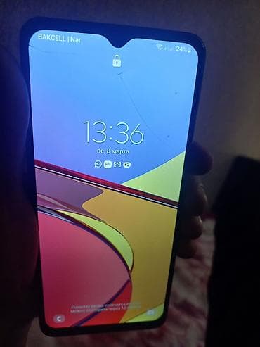 sd kart telefon: Samsung Galaxy A12, 64 GB, rəng - Qara, Sensor — 7