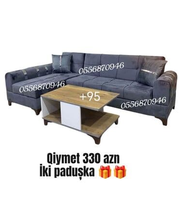 künc divan modelləri: Künc divan, Yeni, Açılan, Bazalı, Parça, Şəhərdaxili pulsuz çatdırılma — 3