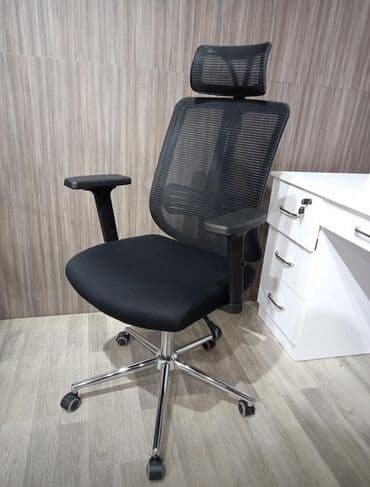 спинка для офисного кресла: С колесиками, Рукояти регулируются, Кожзаменитель — 10