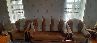 Yumşaq mebel dəsti və ayrıca divan - Dəst: 1 böyük üçlü divan + 2