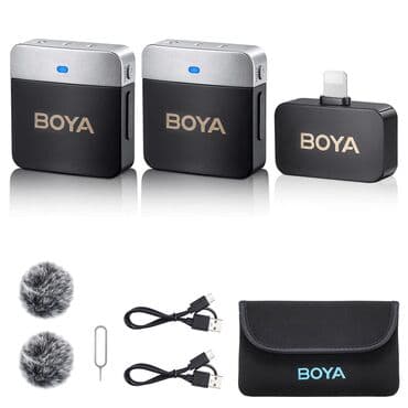 mikrofon boya by m1: Yeni Simsiz (Bluetooth) Mikrofon — 1