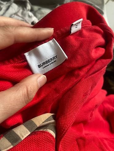 muhafizə forması: Polo köynək, Burberry, M, rəng - Qırmızı — 2