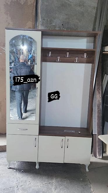 Sifarişlə dəhliz dolabi 175_azn.Ölçü 120×45×200.Çatdirilma əlavə