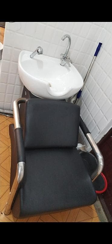 kiroslo: Salon üçün yuma stolu və kreslo dəsti - Komplekt: saç yuma lavabosu — 1
