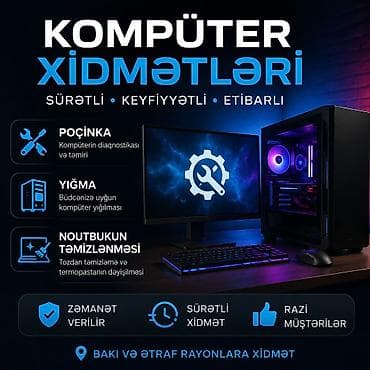Xidmətlər: Kompüter Xidmətləri – Sürətli • Keyfiyyətli • Etibarlı Təklif edilən — 1
