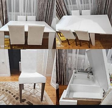 Qonaq otağı üçün, Açılan, 6 stul — 1