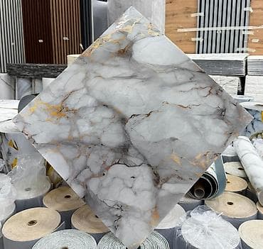 paneler: Pvc Mermer Panel Mərmər effekti verən PVC divar panelləri. 1.Arxası — 4