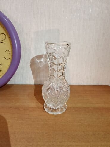 gül dekoru: Güldanlar, xrustala bənzəyir, xırda ölçülüdür 16 sm 2 ədəd — 2