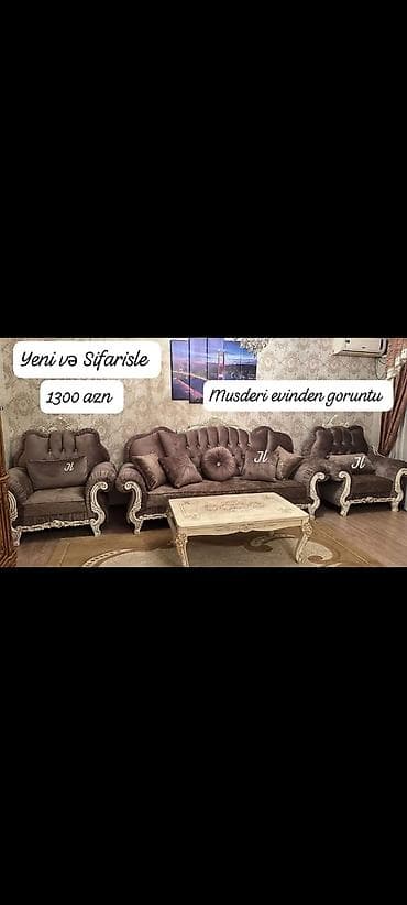 islenmis dolab satilir: Yeni, Divan, 2 kreslo — 1