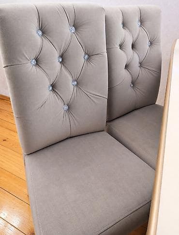 Qonaq otağı üçün, İşlənmiş, Kvadrat masa, 6 stul — 2