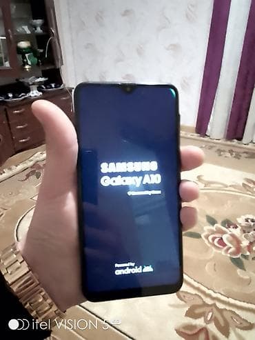 ikinci el s10: Samsung Galaxy A10, 32 GB, rəng - Qara, Face ID — 2