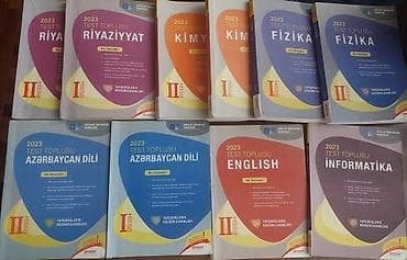Hər biri 6 manat DİM 2023 Test Topluları dəsti Fənlər: - Riyaziyyat — 1