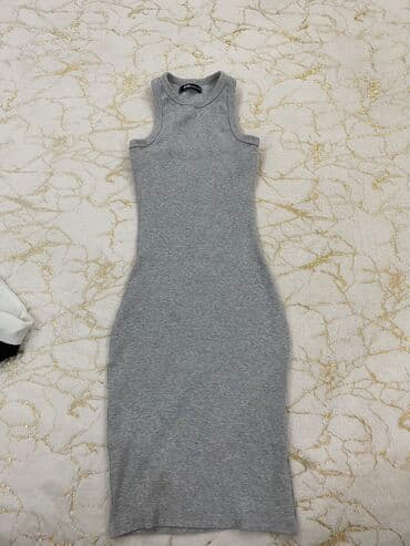 шифоновая длинное платье: Повседневное платье, Миди, New Yorker, XS — 1