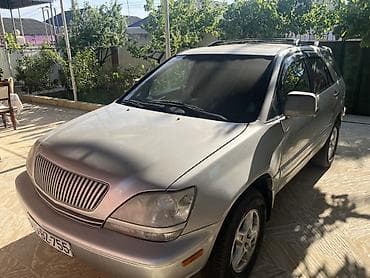 turbo az 2107: Lexus RX (I nəsil) krossover - Gümüş rəngli kuzov, 5 qapı, geniş — 2
