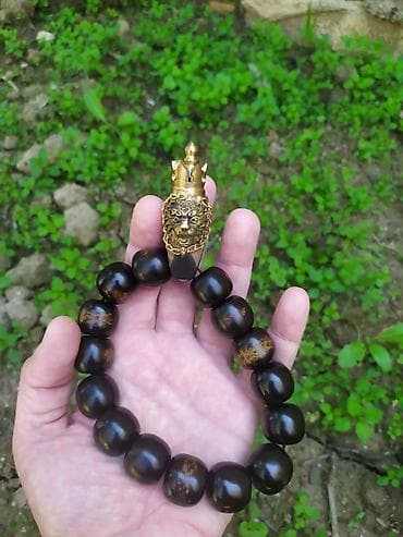 ucuz bijuteriyalar: Material və qiymət müxtəlifdir. - Material: tünd qəhvəyi təbii — 4