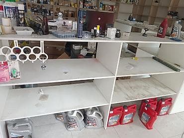 Rəf vitrinləri: Mağaza üçün vitrin rəfləri – ağ rəngdə, modul tipli 3ededdir 3u bir — 1