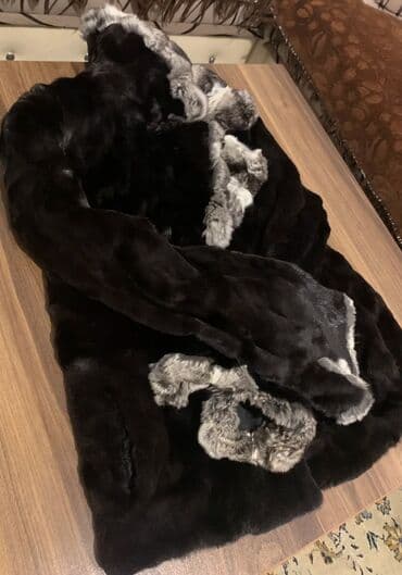 türk istehsalı olan qadın şubaları: Kürk, Milano, S, rəng - Qara — 22