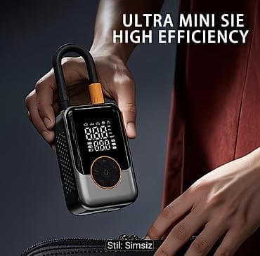 teker hava vuran: Ağıllı Simsiz Mini Hava Kompressoru – təkər və idman ləvazimatları — 2