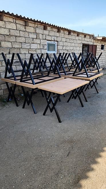 stollu çardaq çarpayı: Stullar ilə, Kvadrat masa, 2 nəfər — 2