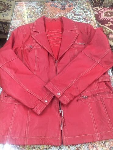 женские бомберы: Dəri kurtka, Bershka, XL — 5