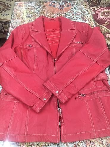 Baş geyimləri: Dəri kurtka, Bershka, XL — 10