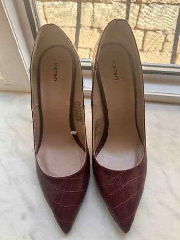 Koton qadın tuflisi - Model: Klassik nasos (pump) - Rəng: Bordo -