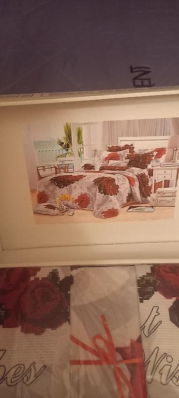 stul ev: Lavende Home Collection – Ranforce yataq dəsti - Dəst: qoşa ölçü — 4
