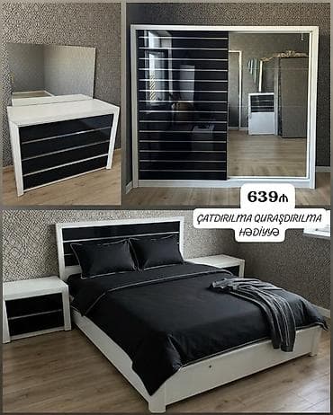 set mebel: Bazali yataq desti 639 manat.Catdirilma quraşdırılma yaxin erazilere — 1