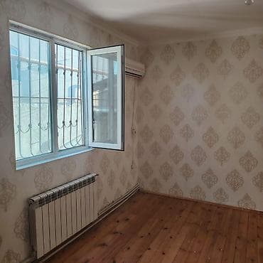 bar: 2 otaqlı həyət evi - Plan: dəhliz, 2 ayrı otaq, mətbəx, sanitar — 7