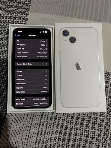en ucuz ayfonlar: IPhone 13, 128 GB, Ağ, Simsiz şarj, Face ID — 3