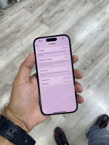i̇phone 16 pro qiymeti: IPhone 16 Pro, 128 GB, Black Titanium, Zəmanət — 1