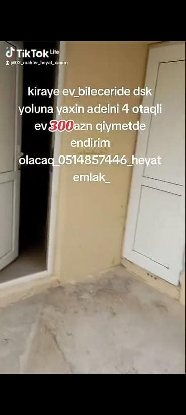 balaxanida kiraye ev: 100 kv. m, 3 otaqlı, Qaz, İşıq, Su — 4