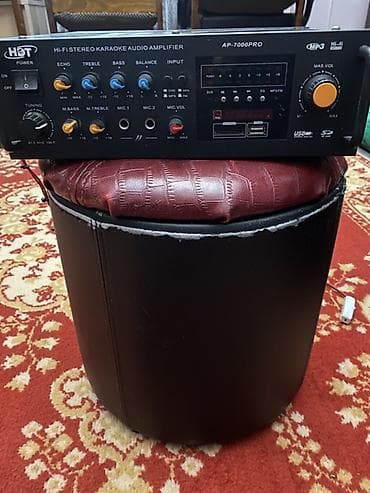 HDT AP-7000PRO Hi-Fi Stereo Karaoke Audio Amplifier Xüsusiyyətlər: -