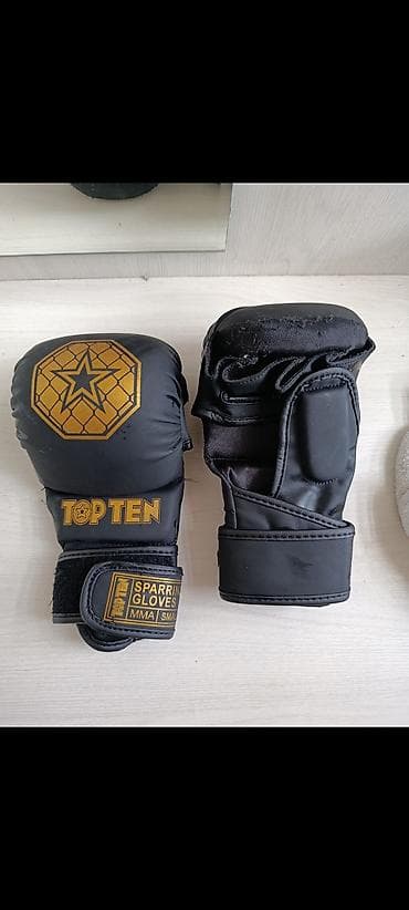 Əlcəklər: Məhsul: TOP TEN Sparring Gloves – MMA, ölçü: Small - Növ: MMA üçün — 1